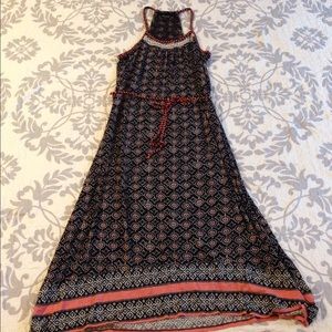 Lucky Brand Maxi Dress with Braided Straps